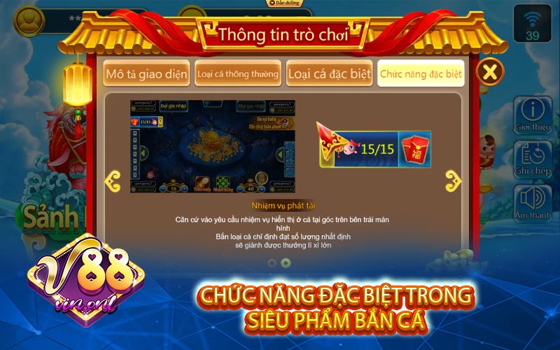 Chức năng đặc biệt trong siêu phẩm bắn cá